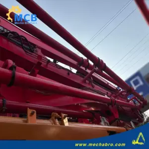 No. 250121P660, 2018 Sany 37m Concrete Pump Truck