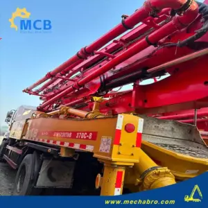 No. 250121P660, 2018 Sany 37m Concrete Pump Truck