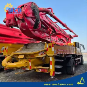 No. 250121P660, 2018 Sany 37m Concrete Pump Truck