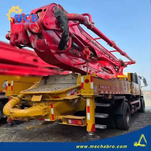 No. 250121P660, 2018 Sany 37m Concrete Pump Truck