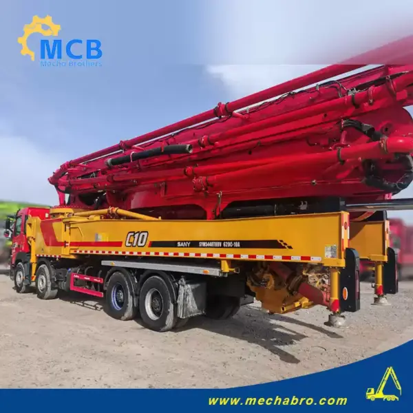 No. 250121P662, 2021 Sany 62m Concrete Pump Truck