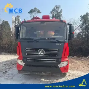 No. 250210P663, 2021 Sany 39m concrete pump truck