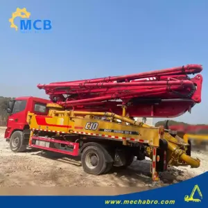 No. 250210P663, 2021 Sany 39m concrete pump truck