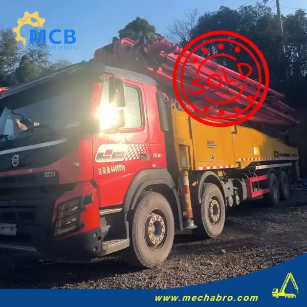 No. 250618P733, 2019 Sany 49m Concrete Pump Truck