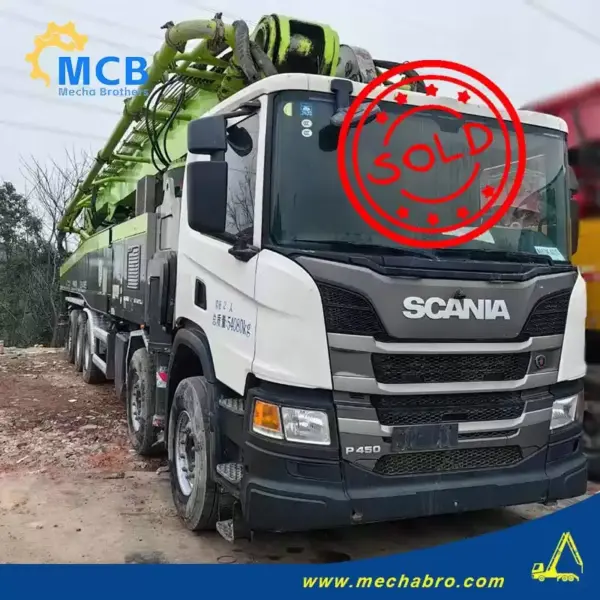 No. 250825P766-1, 2020 Sany 62m Concrete Pump Truck