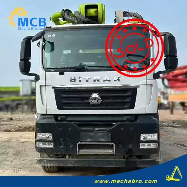 1740447812976396.jpg.webp No. 240429P460, 2020 Sany 56m concrete pump truck