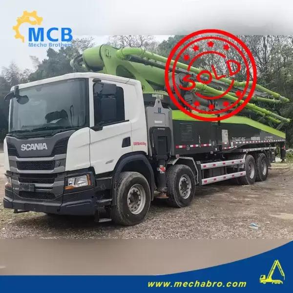 1740537659373602.jpg.webp No. 240429P460, 2020 Sany 56m concrete pump truck