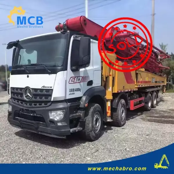 1740622433487508.jpg.webp No. 240429P461, 2019 Sany 56m concrete pump truck