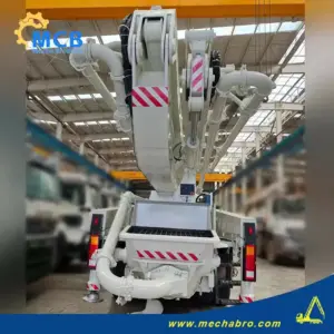 No. 250228P673, 2012 Zoomlion 40m Concrete Pump Truck