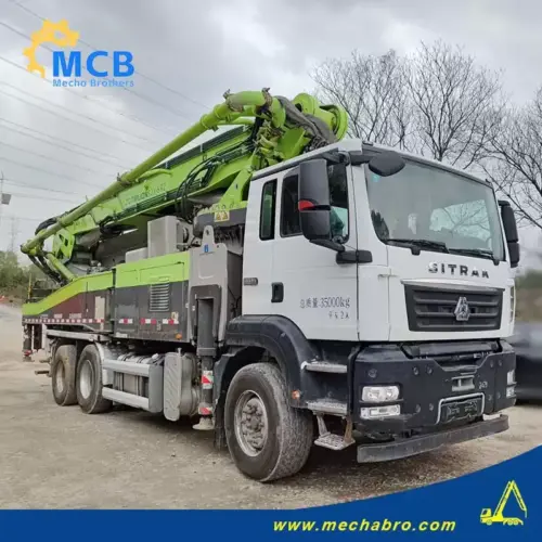 No. 250303P674, 2021 Zoomlion 52m Concrete Pump Truck