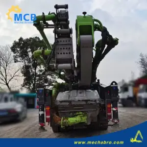 No. 250303P674, 2021 Zoomlion 52m Concrete Pump Truck