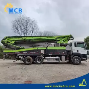 No. 250303P674, 2021 Zoomlion 52m Concrete Pump Truck