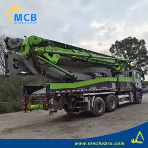 No. 250303P674, 2021 Zoomlion 52m Concrete Pump Truck