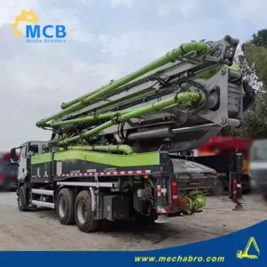 No. 250303P674, 2021 Zoomlion 52m Concrete Pump Truck