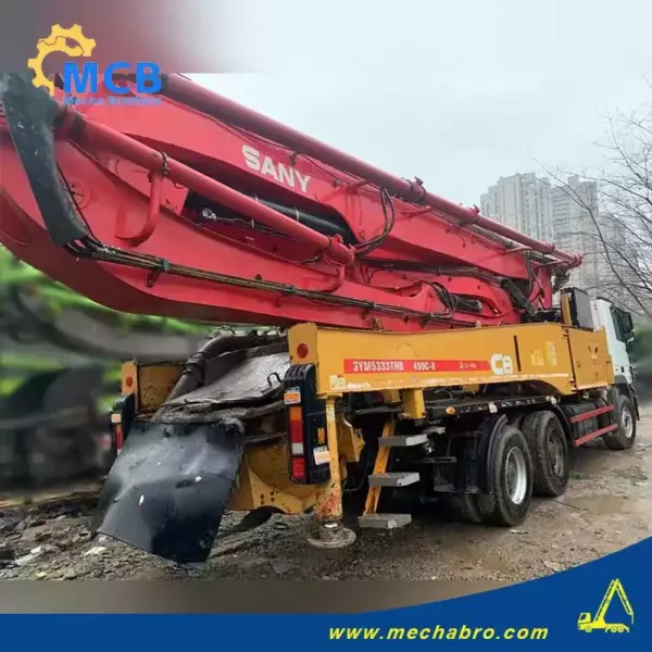 No. 250311P682, 2018 Sany 49m Concrete Pump Truck