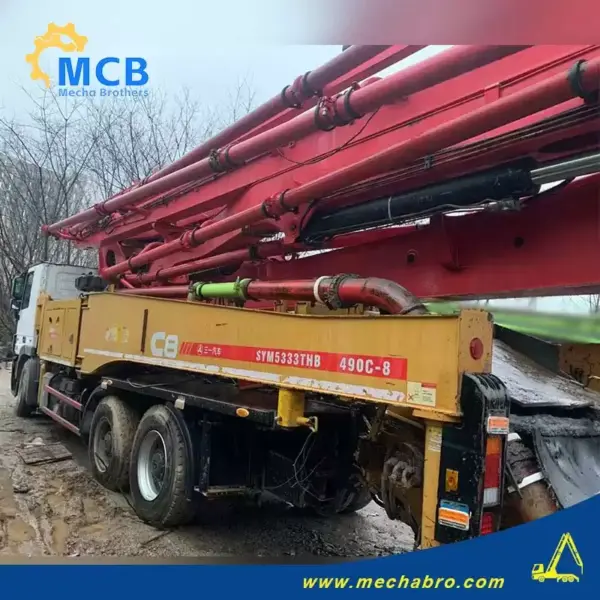 No. 250311P682, 2018 Sany 49m Concrete Pump Truck