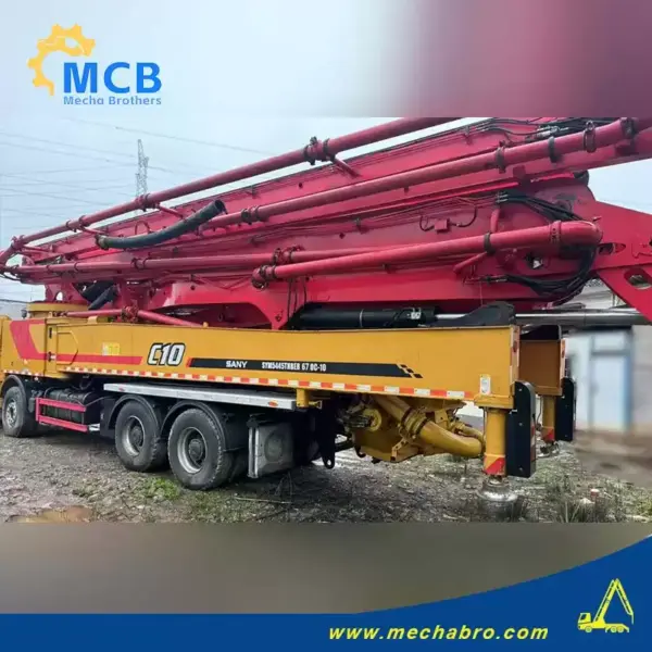 No. 250326P696, 2021 Sany 65m Concrete Pump Truck