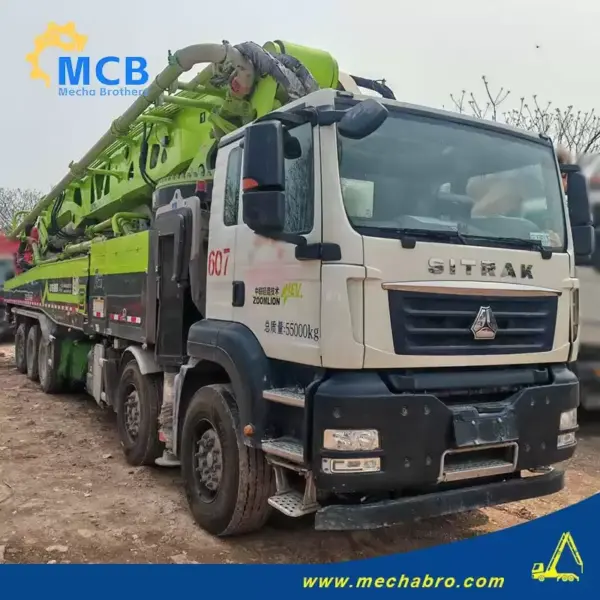 No. 250331P700, 2023 Zoomlion 70m Concrete Pump Truck