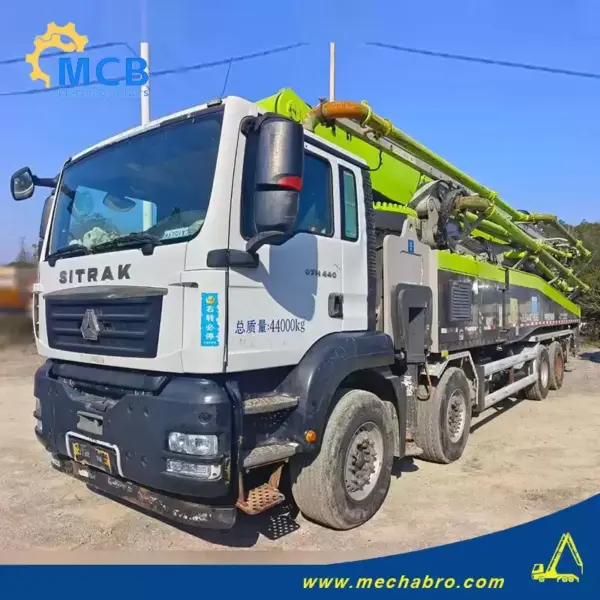 No. 250410P705, 2021 Zoomlion 63m Concrete Pump Truck