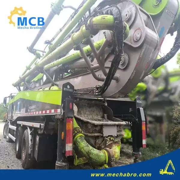 No. 250410P705, 2021 Zoomlion 63m Concrete Pump Truck