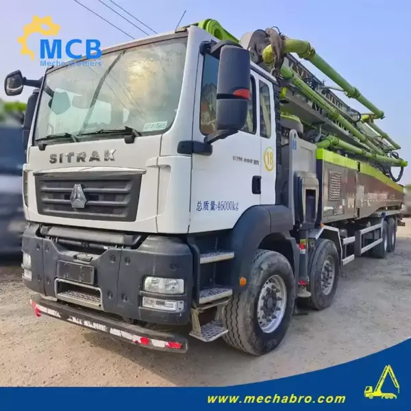 No. 250410P707, 2022 Zoomlion 62m Concrete Pump Truck