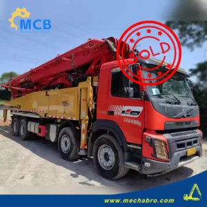 No. 240604P496, 2021 SY 56m concrete pump truck