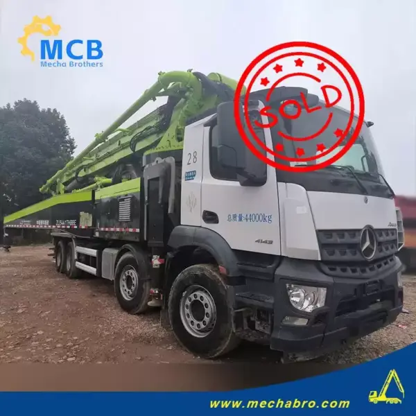 No. 250226P672 2021 Zoomlion 59m Concrete Pump Truck