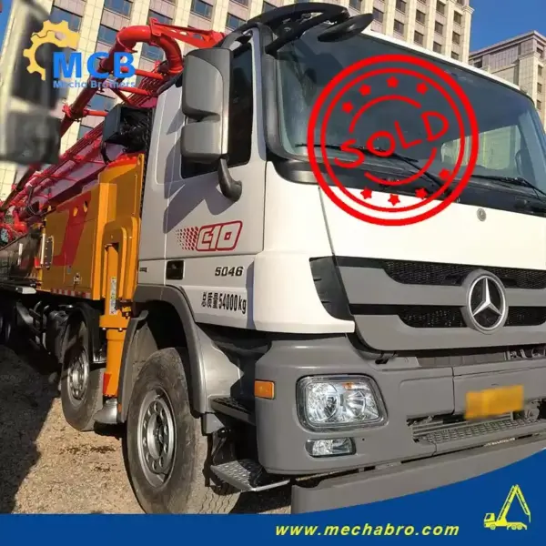 No. 250617P732, 2020 Zoomlion 63m Concrete Pump Truck