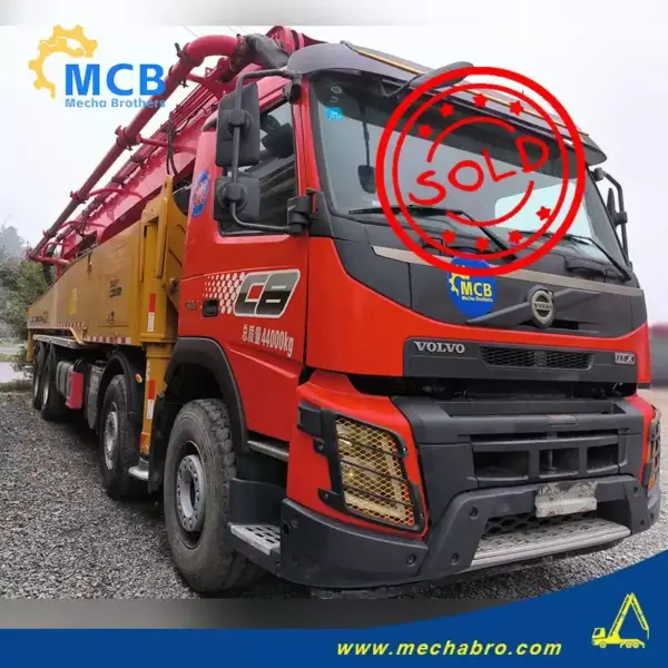 No. 241128P624, 2020 Sany 62m Concrete Pump Truck