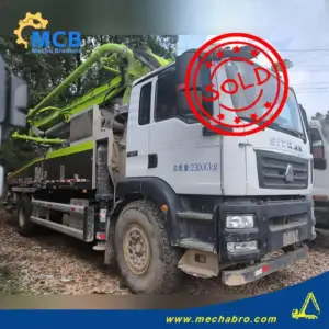 No. 241107P610, 2020 Zoomlion 63m concrete pump truck