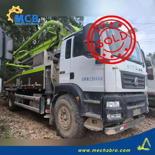 No. 241107P610, 2020 Zoomlion 63m concrete pump truck