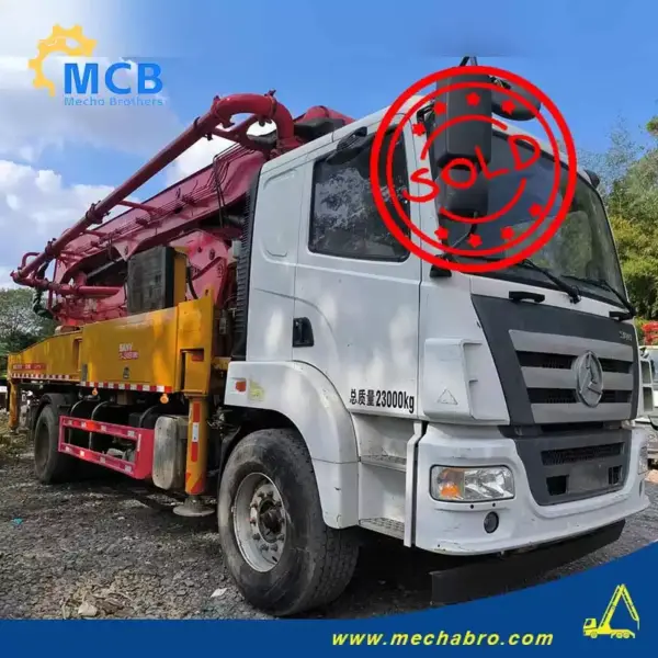 No. 241203P629, 2021 Sany 62m Concrete Pump Truck