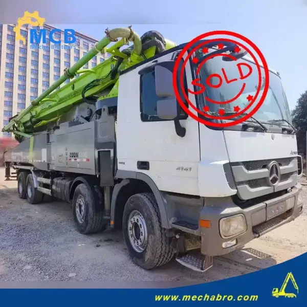 No. 251224P792, 2021 Sany 56m concrete pump truck