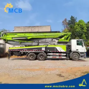 No. 241227P643, 2018 Zoomlion 49m Concrete Pump Truck