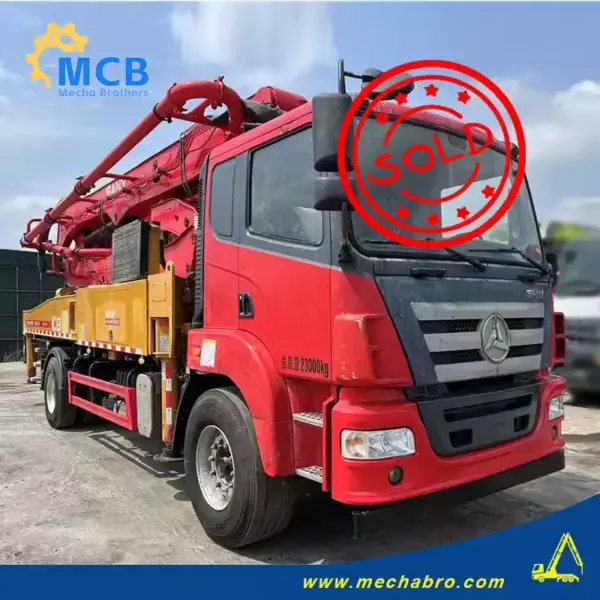 No. 241217P633, 2017 Sany 72m Concrete Pump Truck