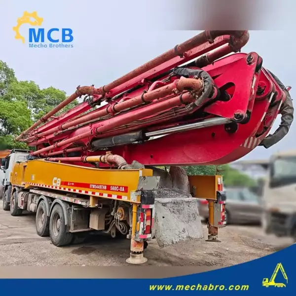 No. 250423P716, 2019 Sany 56m Concrete Pump Truck