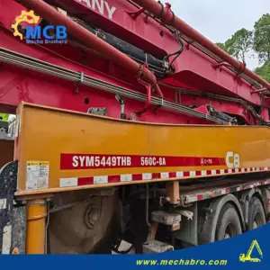 No. 250423P716, 2019 Sany 56m Concrete Pump Truck