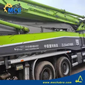 No. 250506P719-4, 2018 Zoomlion 56m Concrete Pump Truck