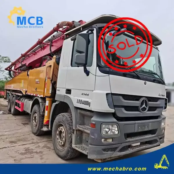 No. 251217P789, 2021 zoomlion 47m concrete pump truck