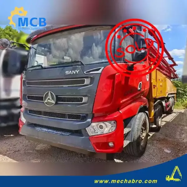 1747647253499806.jpg.webp No. 20260104P794, 2020 Sany 56m concrete pump truck