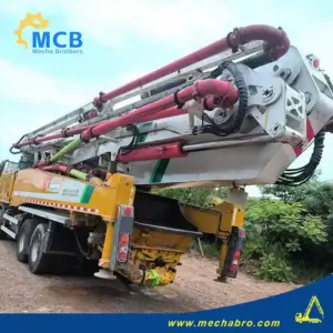 No. 250327P698-8, 2021 XCMG 58m Concrete Pump Truck