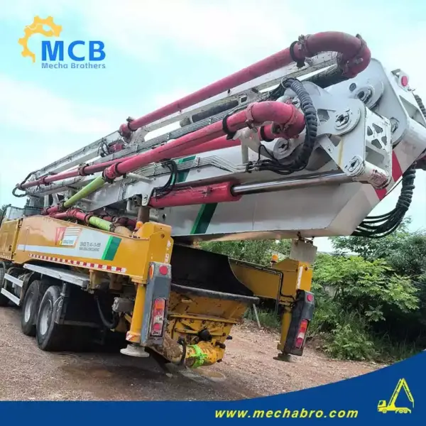 No. 250327P698-8, 2021 XCMG 58m Concrete Pump Truck