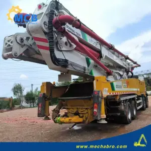 No. 250327P698-8, 2021 XCMG 58m Concrete Pump Truck