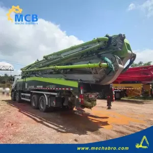 No. 250418P711, 2020 Zoomlion 63m Concrete Pump Truck