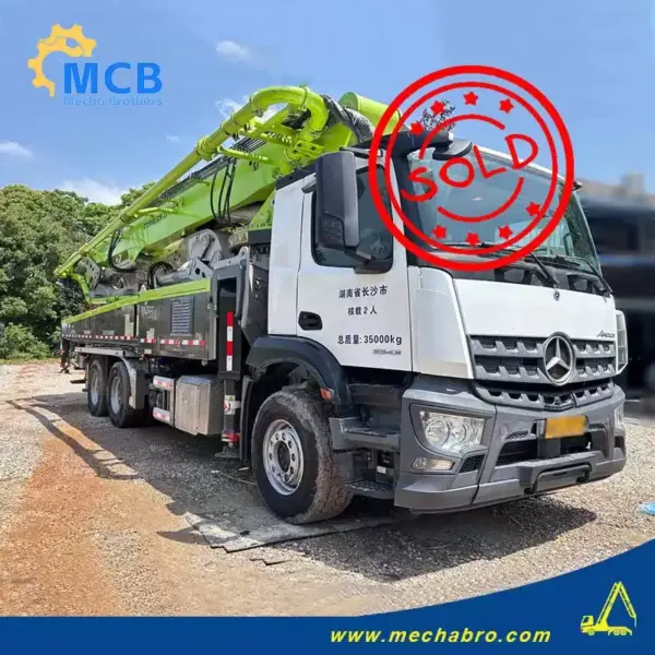No.260106P797, 2019 Sany 52m concrete pump truck
