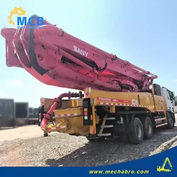 No. 250618P733, 2019 Sany 49m Concrete Pump Truck