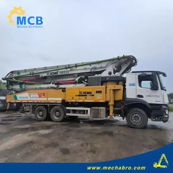 No. 250620P735, 2020 XCMG 52m Concrete Pump Truck