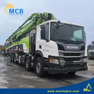No. 250620P738, 2019 Zoomlion 63m Concrete Pump Truck