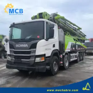 No. 250620P738, 2019 Zoomlion 63m Concrete Pump Truck