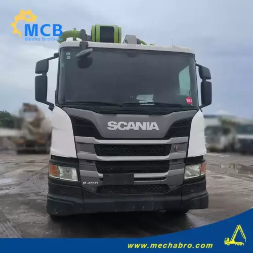 No. 250620P738, 2019 Zoomlion 63m Concrete Pump Truck